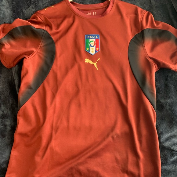 Puma on field Italia warm up jersey - Picture 1 of 4